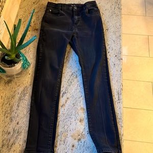Youth Boys Skinny Jeans Black